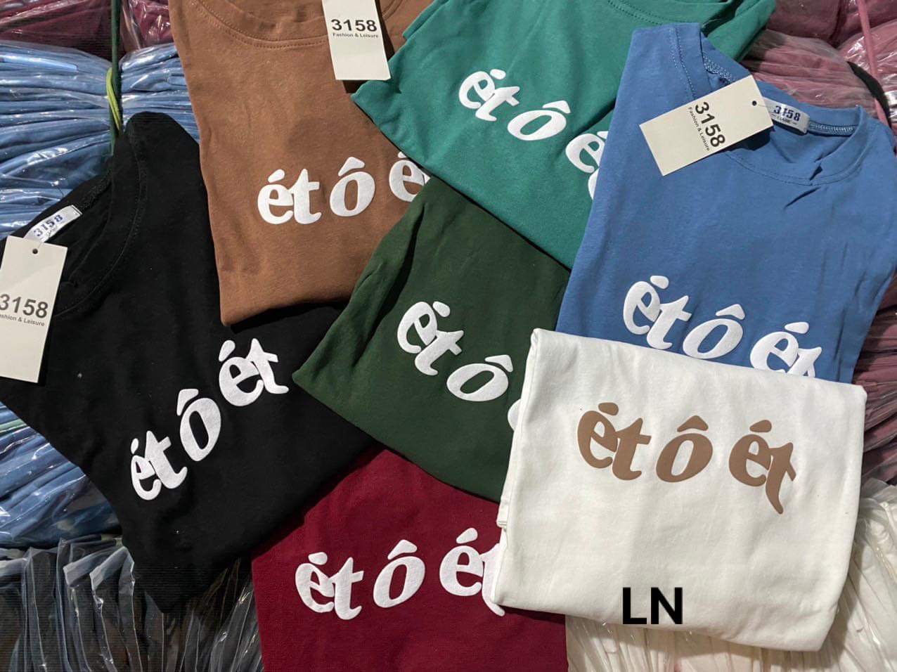 Áo phông ét ô ét Chất cotton