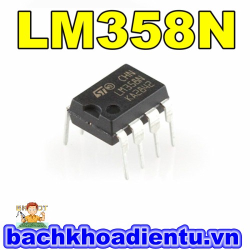 IC khuyếch đại LM358 DIP-8 chính hãng