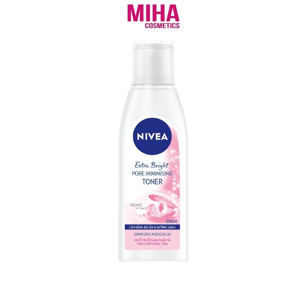 Nước Hoa Hồng Nivea Dưỡng Trắng Da Và Se Khít Lỗ Chân Lông 200ml Thái Lan