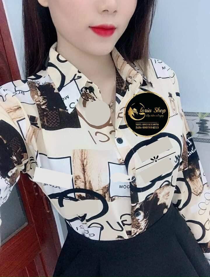 [HCM]áo somi nữ chất vải đẹp bắt mắt - áo somi nữ họa tiết nổi bật chất vải voan lụa cao cấp thời trang Thỏ tây shop94 ns002