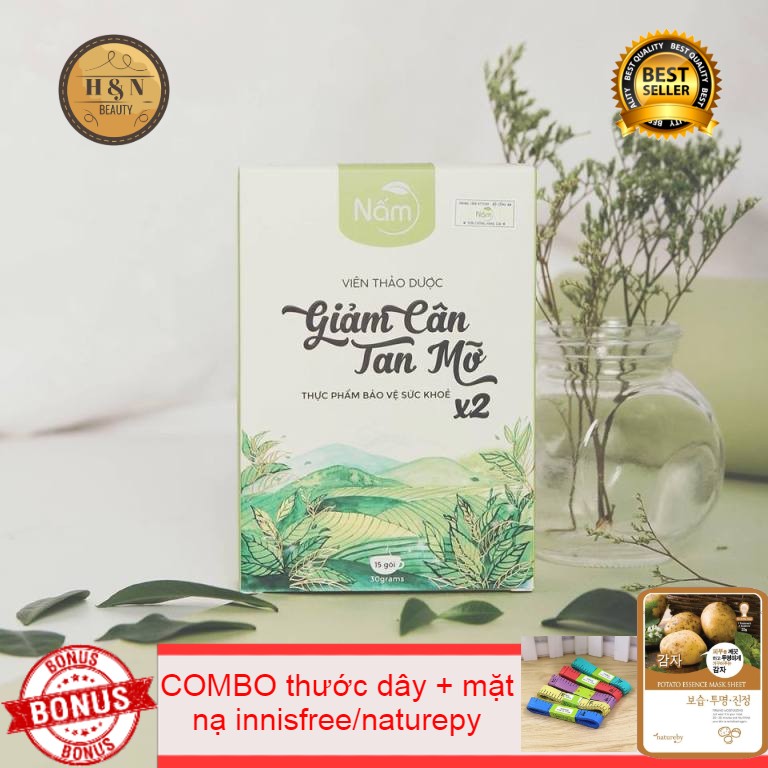 [HCM]Viên thảo dược nấm X2 giảm cân