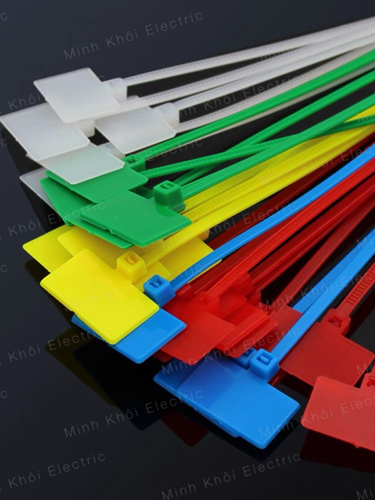 Dây rút nhựa vuông trắng 100c kích thước 20cm,dây thít nhựa đánh dấu,lạt thít đánh dấu cáp mạng,dây rút màu,dây dút nhựa,đánh dấu dây điện,dây thít đánh dấu,dây rút đánh dấu
