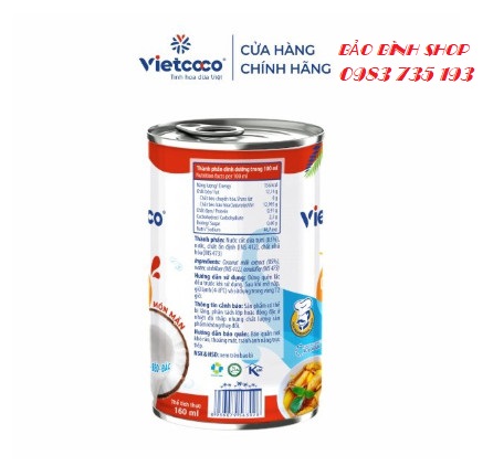 Nước cốt dừa tươi Vietcoco 160ml - Món mặn