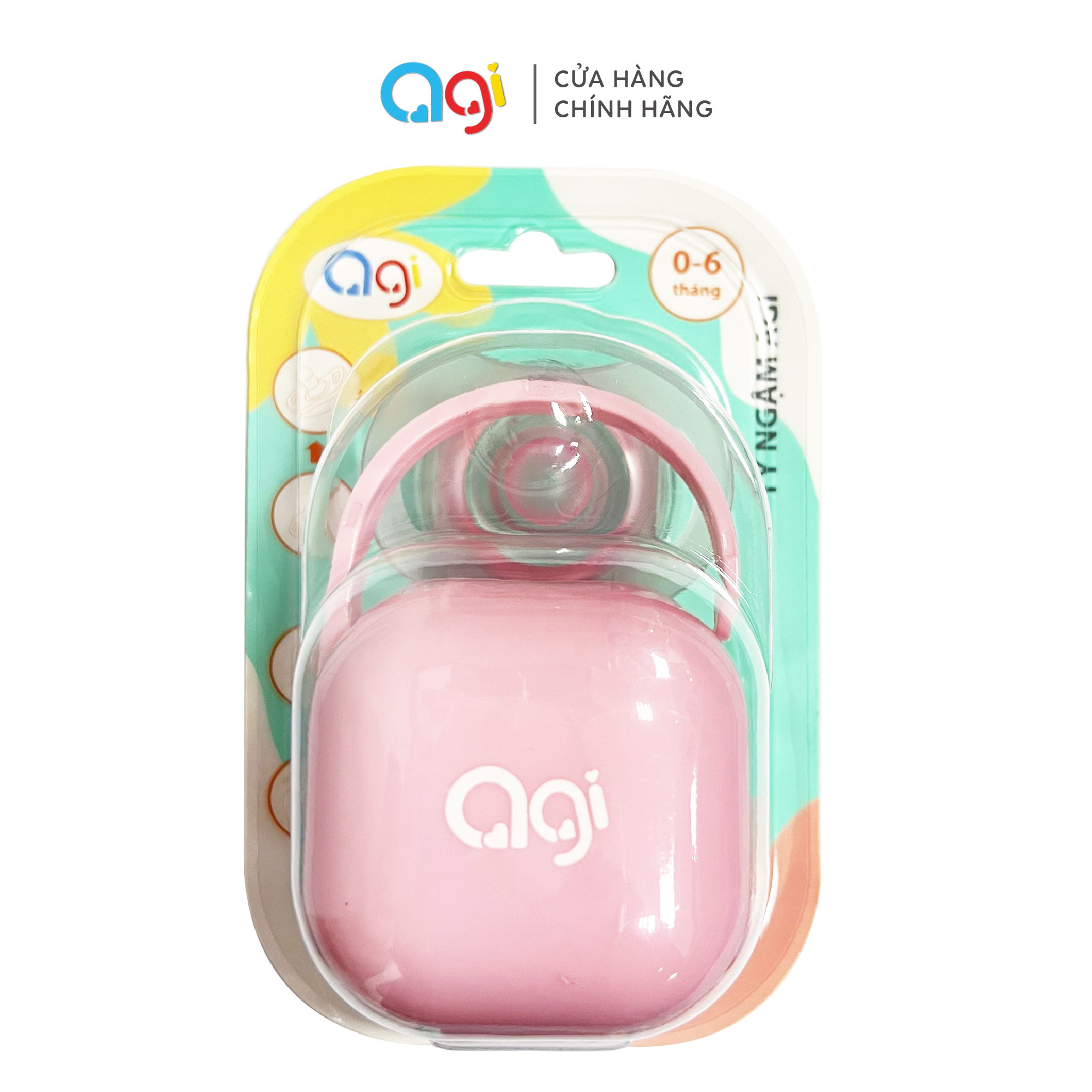 Ty Ngậm Agi màu Xanh / Hồng