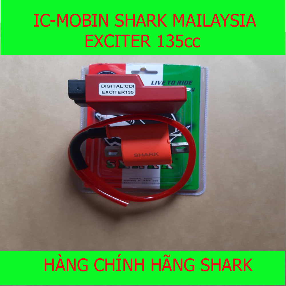 Combo IC và Mobin sườn Shark độ xe Exciter 135cc Malaisya