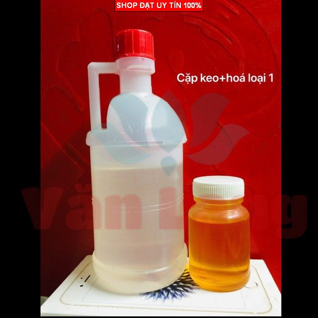 Cặp keo hoá dán gỗ (keo AB), có khả năng bám dính, liên kết tốt