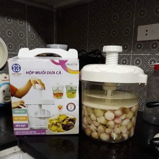 Hộp muối dưa cà củ kiệu - hũ muối dưa cà củ kiệu - bình đựng muối dưa cà cao cấp