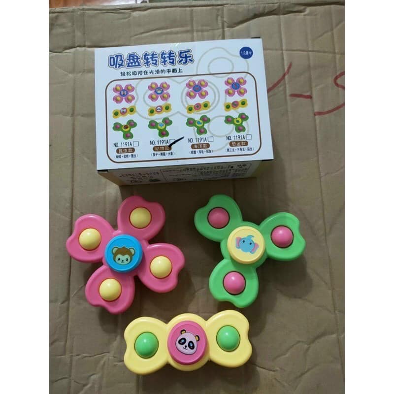 Sét 3 đồ chơi con quay vui nhộn cho bé