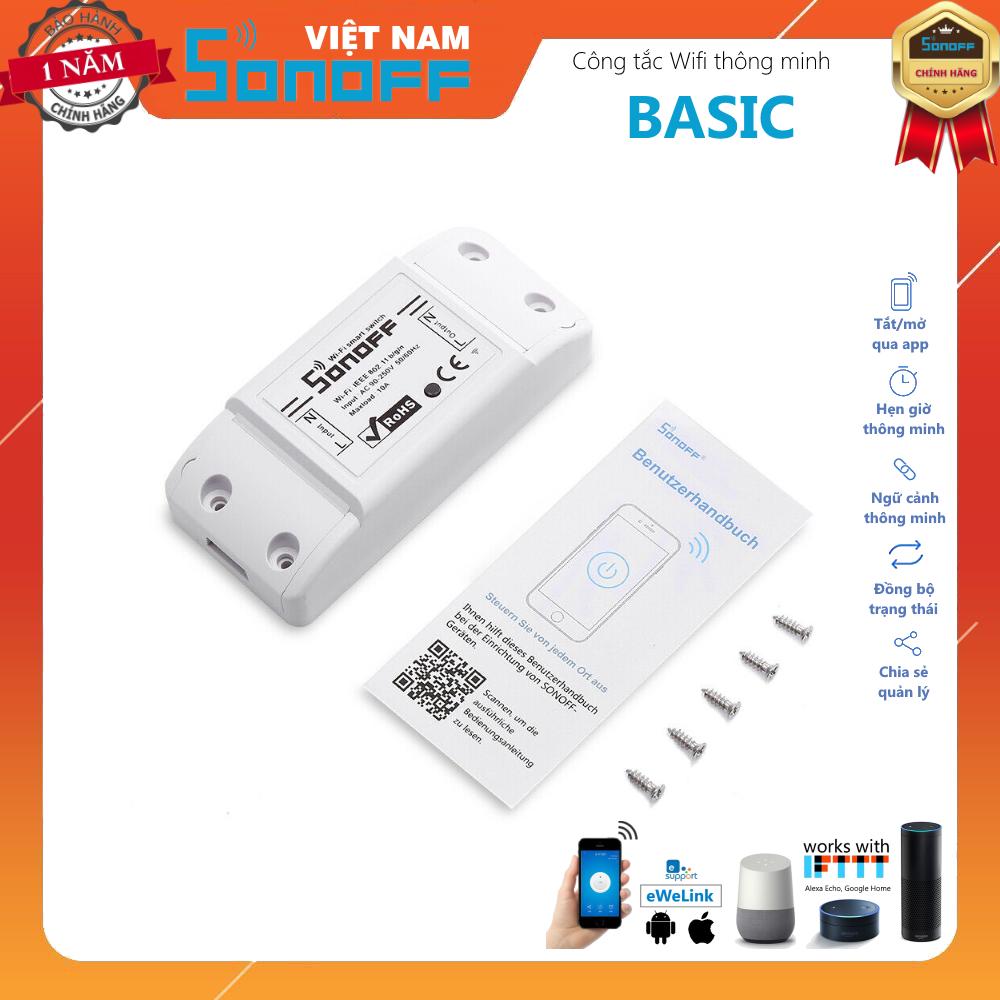 Công Tắc Thông Minh Điều Khiển Từ Xa Sonoff - Wifi Cloud