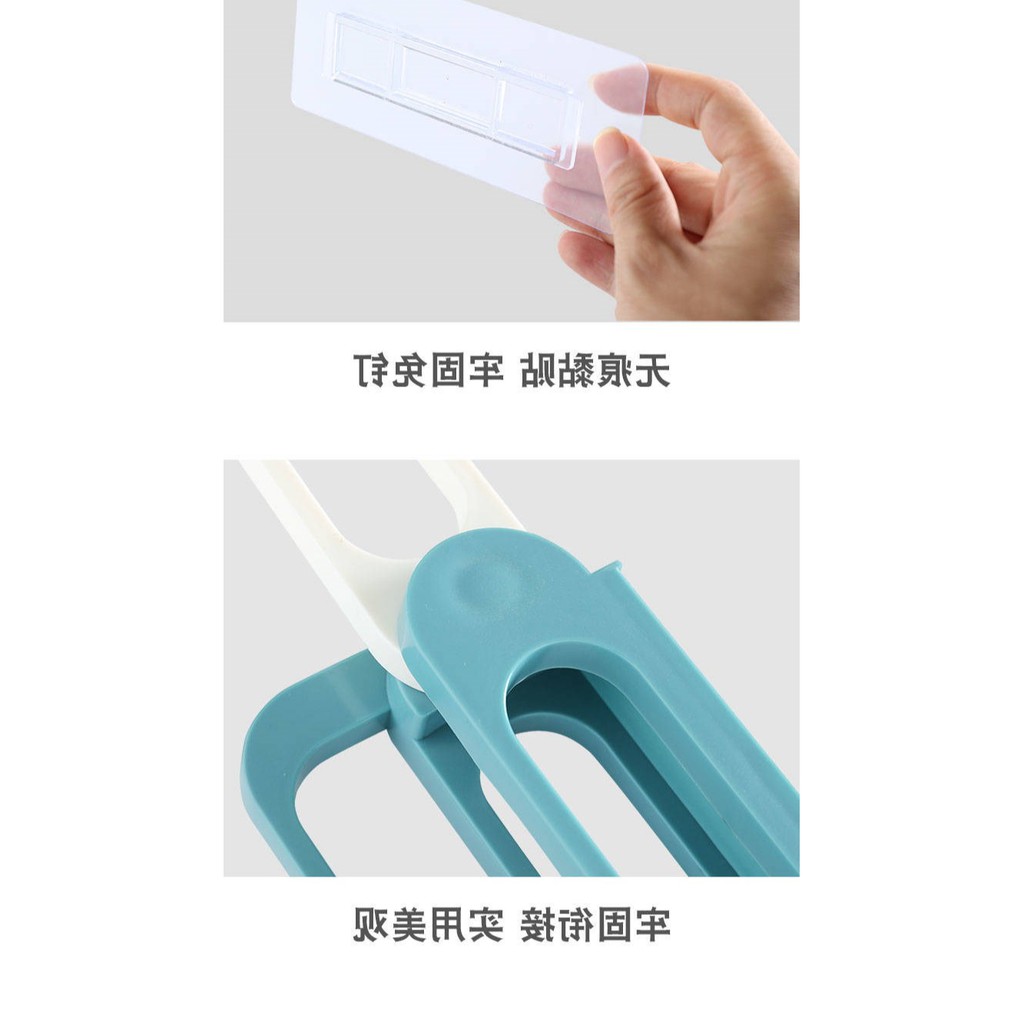 Kệ Dán Tường Cài Dép Thông Minh - Gấp Gọn - Siêu Chắc Tiện Dụng