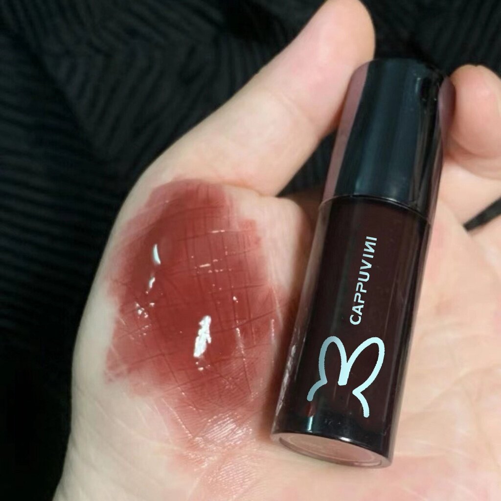 Son Tint Bóng Thỏ Đen Hồng CAPPUVINI Clarinet Lip Gloss