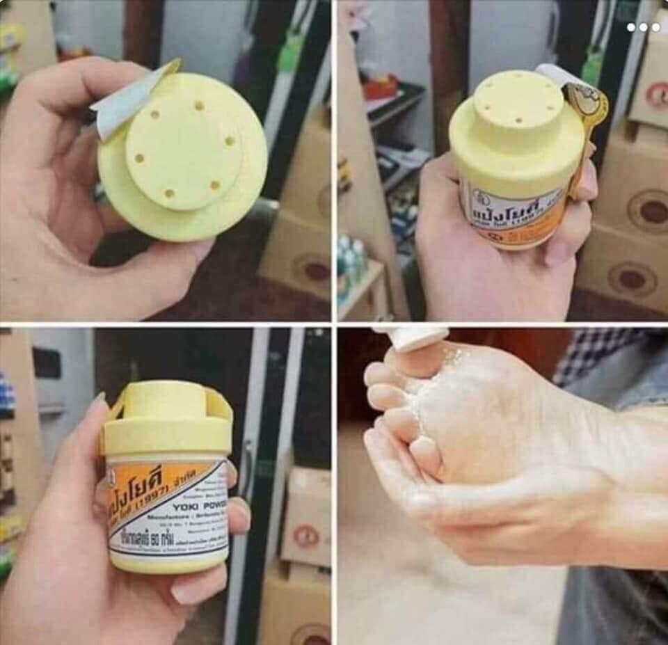 Phấn Khử Mùi Giày, Mùi Hôi Chân YOKI POWDER Thái Lan
