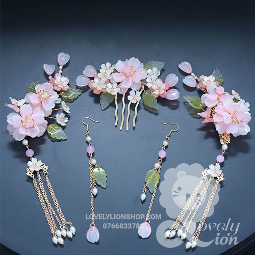 (in Stock) Traditional Hair Brooch Set with Many Designs