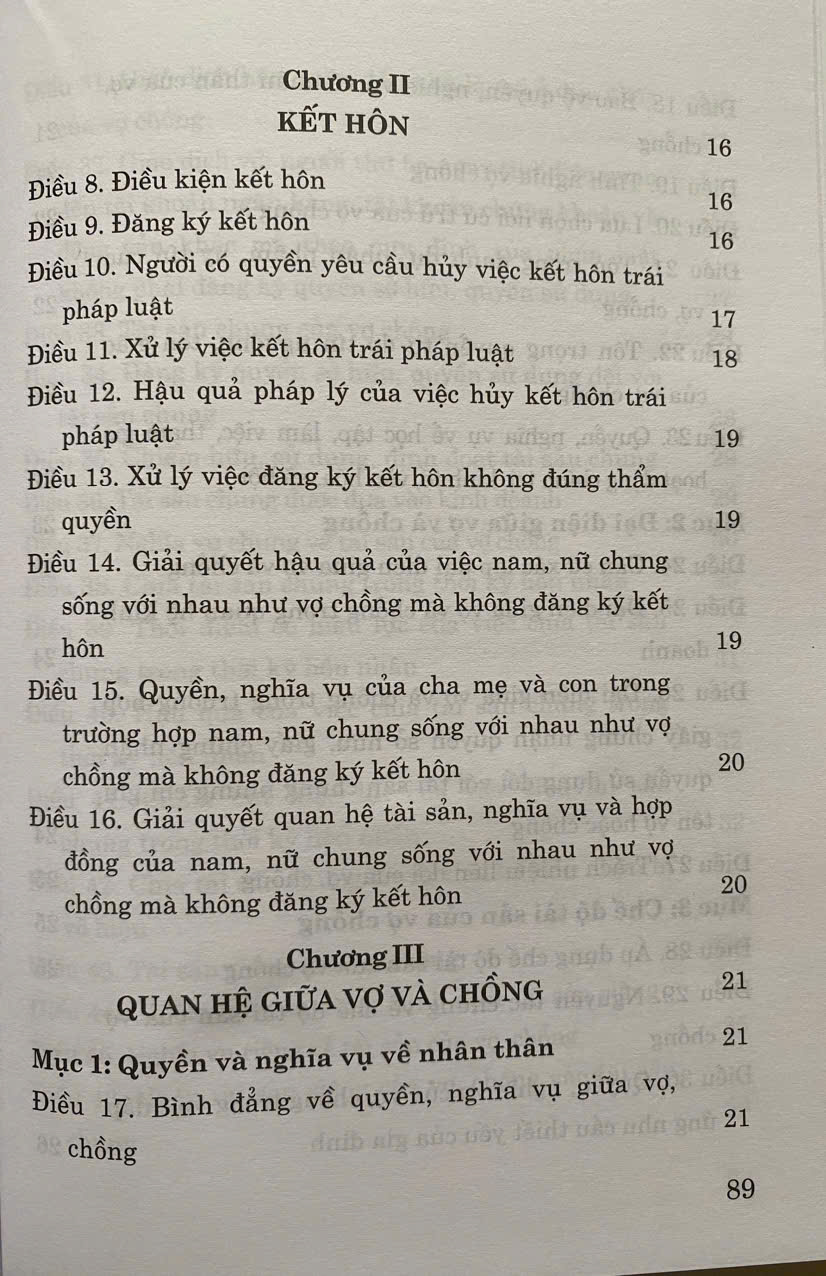 Luật Hôn Nhân và Gia Đình Năm 2014