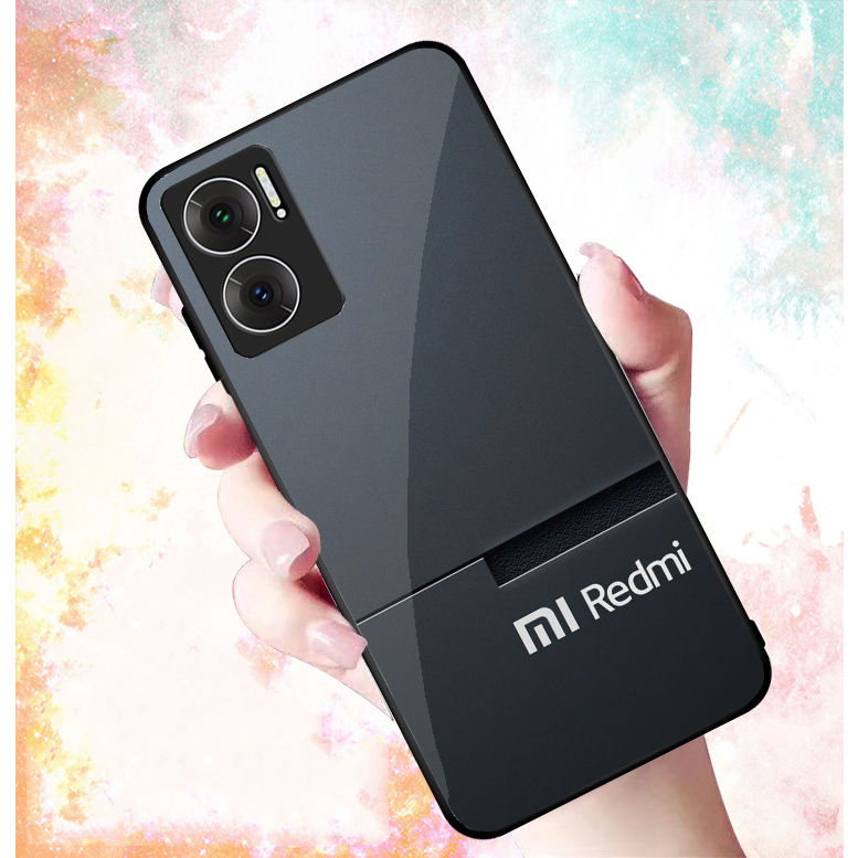 Ốp lưng xiaomi redmi 10 5g, note 11e mặt kính gương bóng