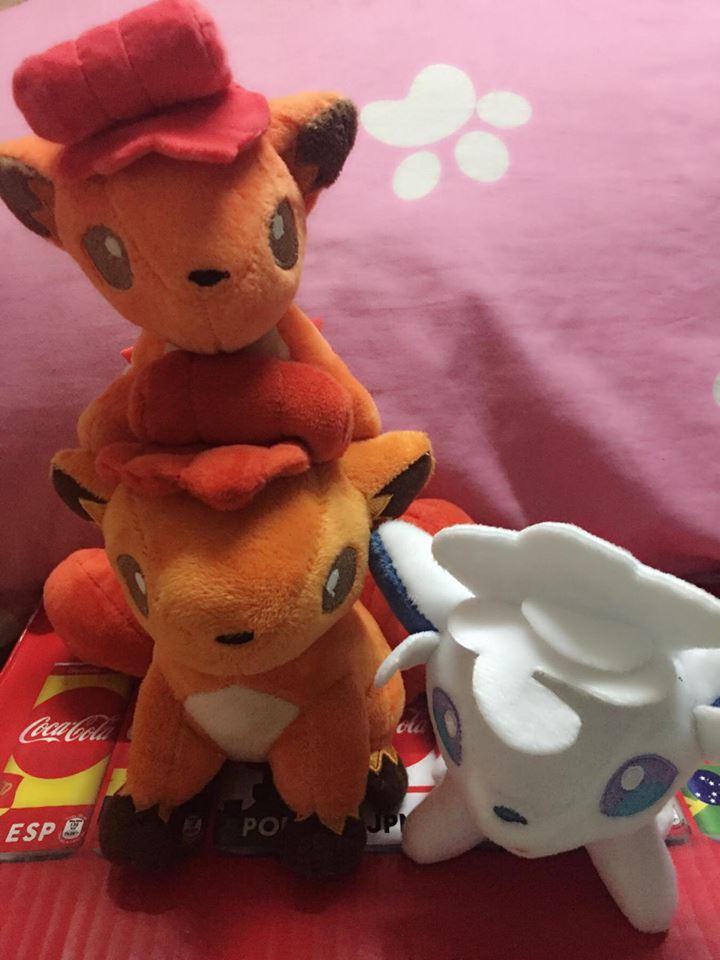 Móc khóa Cáo bông Vulpix pokemon