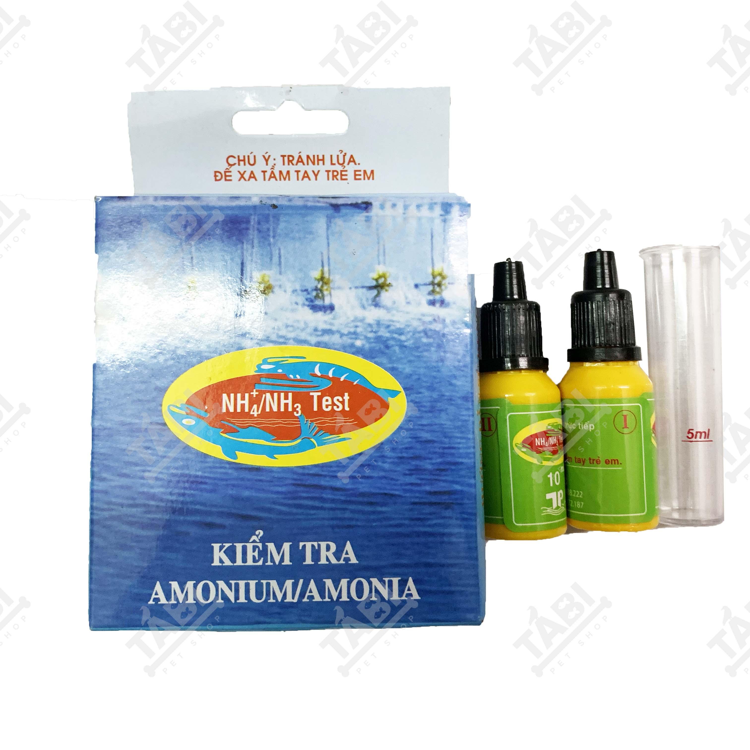 Combo 2 Chai Test NH3/NH4 Cho Hồ Cá - Dung Dịch Kiểm Tra Nồng Độ NH3/NH4.