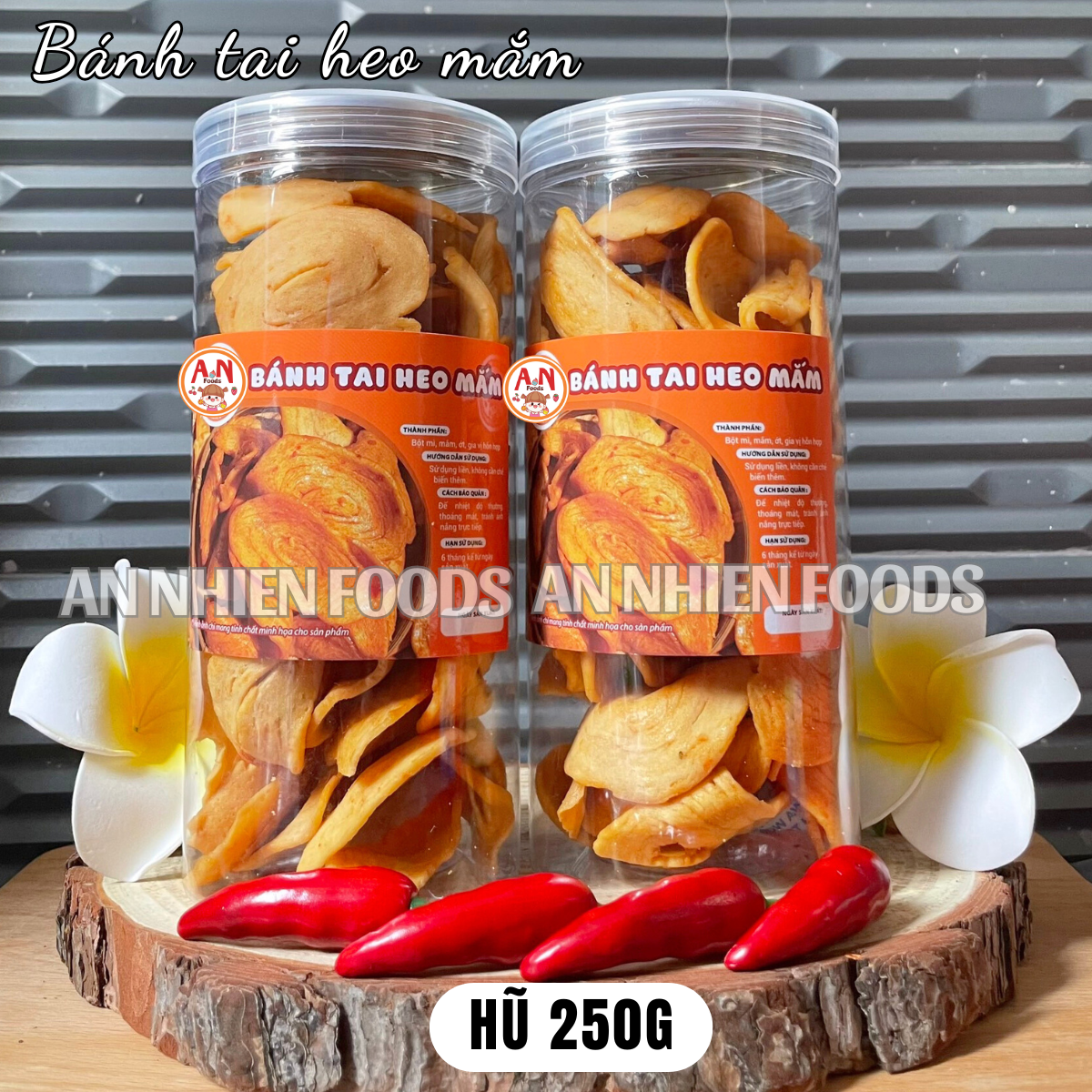 Bánh tai heo mặn {Khối lượng tịnh, không tính bao bì}
