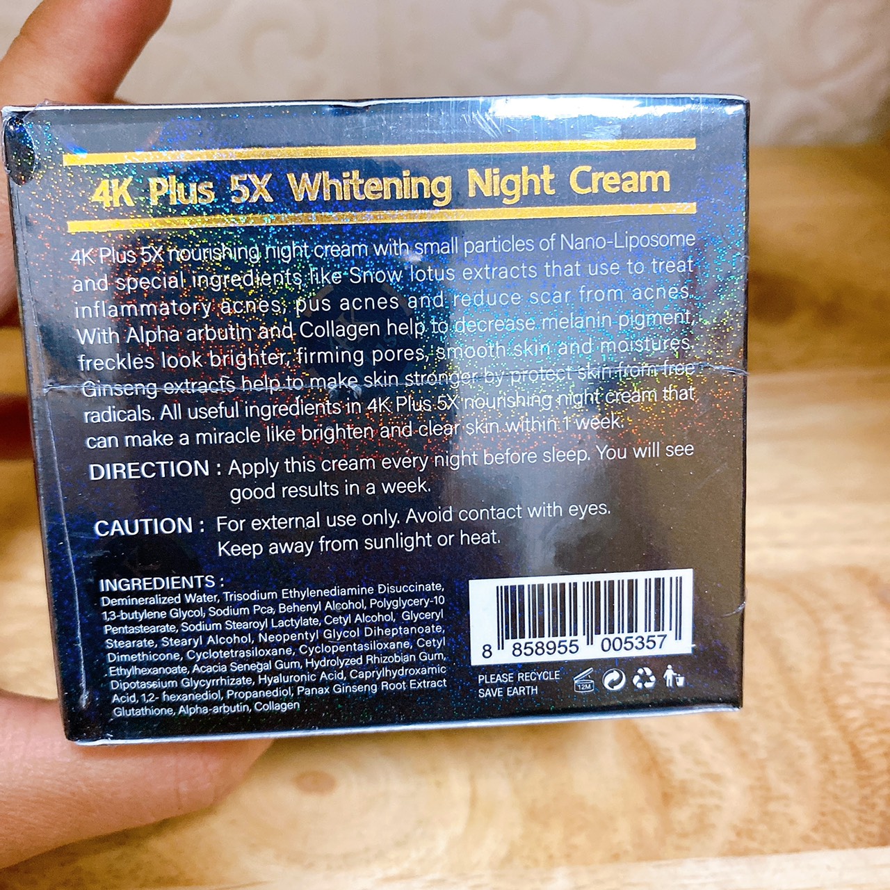 Kem dưỡng trắng da mặt 4K Plus Thái Lan Cream Ex 35ML