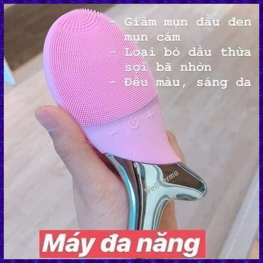 [HÀNG CHÍNH HÃNG]Máy Rửa Mặt Con Cá WellDerma Cleansing Fish Hàn Quốc