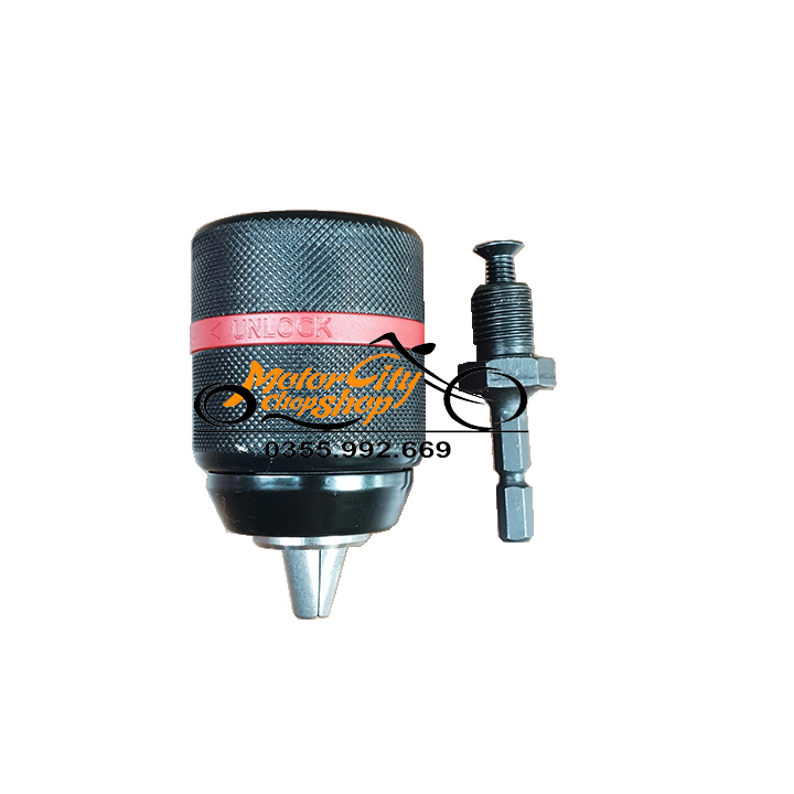 Đầu chuyển kẹp mũi khoan 13mm lock - unlock cho máy bắn vít