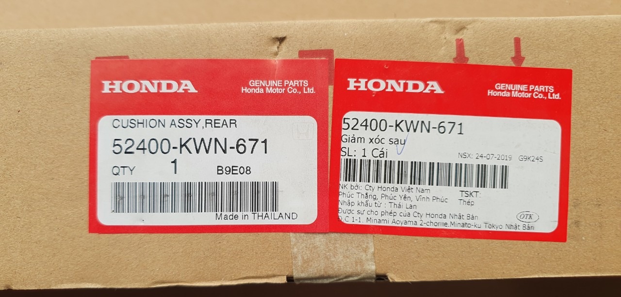 [HCM]PHUỘC SAU HONDA PCX 125 THÁI