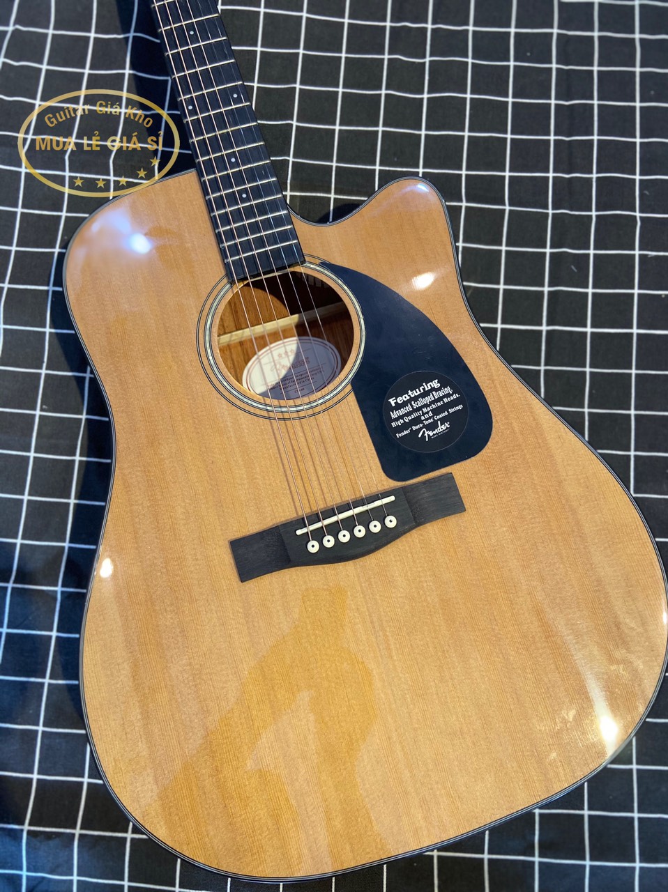 [HCM]Đàn guitar Acoustic  Fender CD60ce ( Có Kèm EQ)