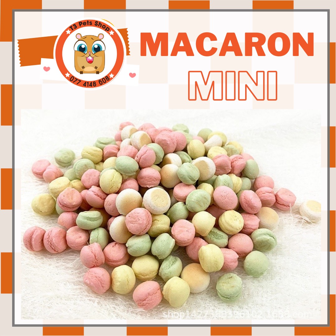 bánh Macaron mini dành cho thú nuôi (hamster, chó, mèo, thỏ,...)