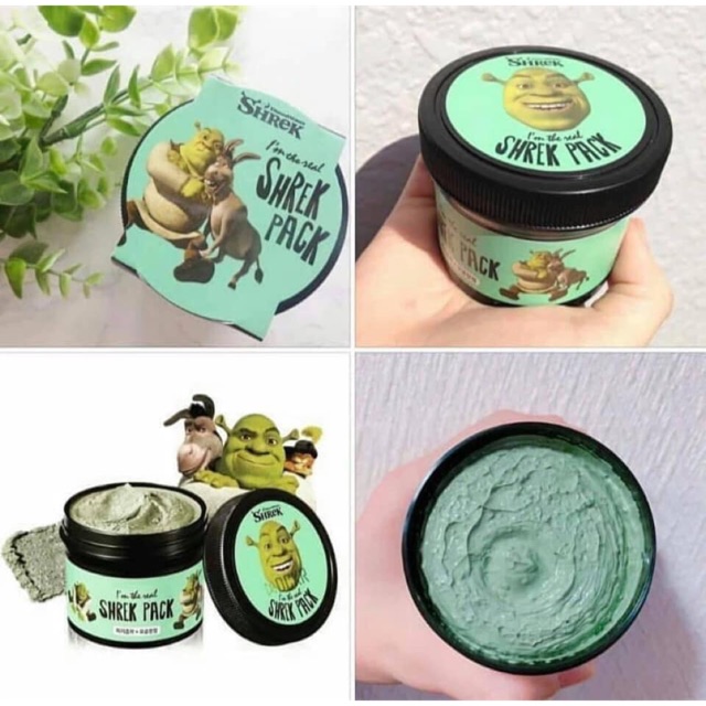 Mặt nạ đất sét bạc hà Dreamworks I'm The Real Shrek Pack hàn quốc
