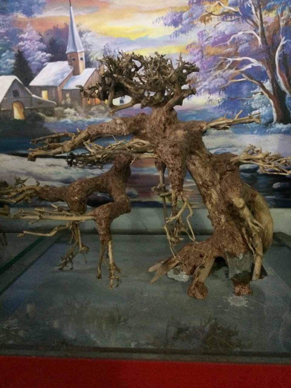 Lũa Bonsai Mini Trang Trí Bể Cá - Bể Thủy Sinh (D:20cm C: 15cm)