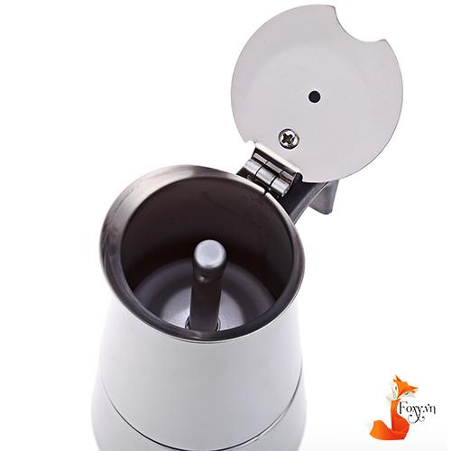 Bình pha cà phê Inox cao cấp của Ý hiệu Foxy (pha 6 ly) – BCP03