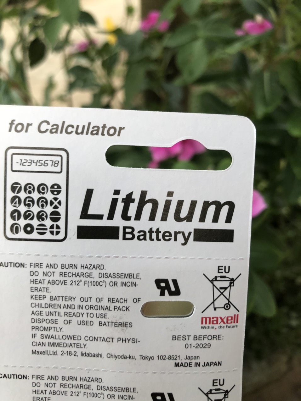 5 Viên Pin CR2032 Pin 3V  Maxcell Lithium