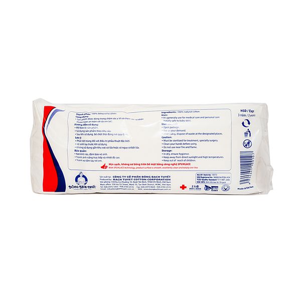 Bông y tế Bạch Tuyết 45g/100g