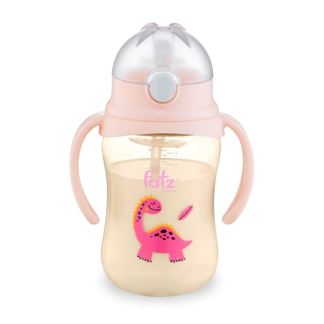 (FREESHIP ĐẾN 50k) Bình tập uống Tritan bật hút 2 tay cầm với phao 360 độ 250ml Fatz Fatzbaby FB0250N, FB0250NX, FB0250NH MGF
