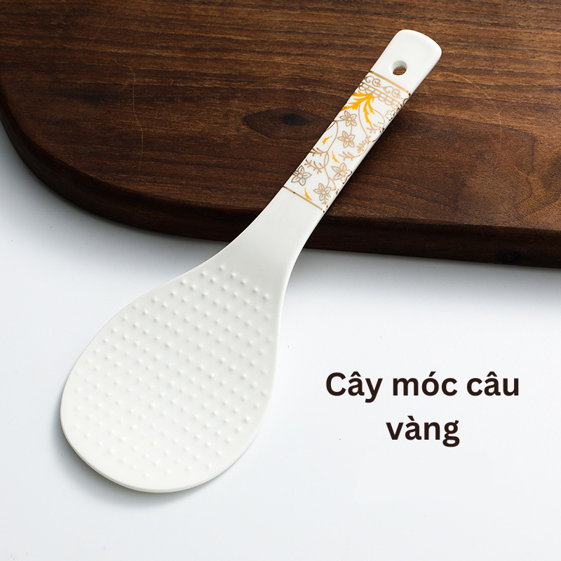 Muôi xới cơm/Thìa xới cơm bằng sứ chống dính Dư Dư