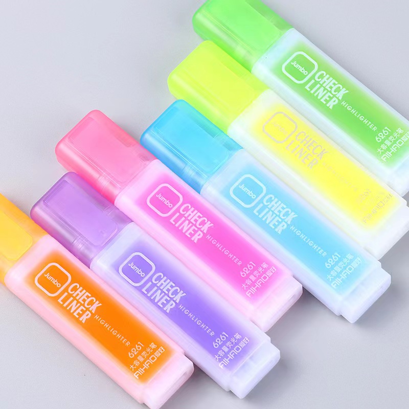Q Bút đánh dấu nhiều màu hỗ trợ ghi nhớ công việc màu đẹp,Permanent,Highlighter-Galit625