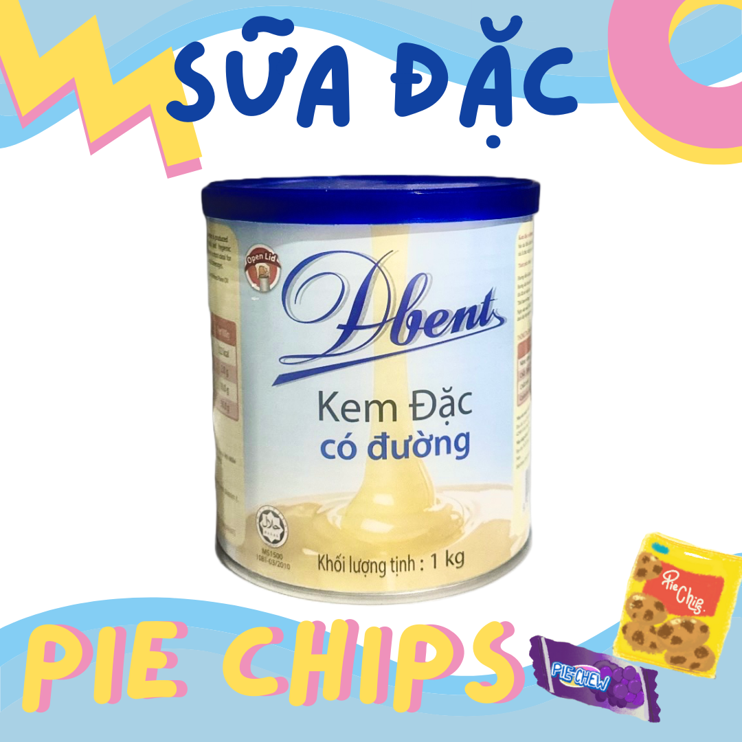 Set 3 Lon Sữa Đặc Dbent [1kg] Nhập khẩu Malaysia