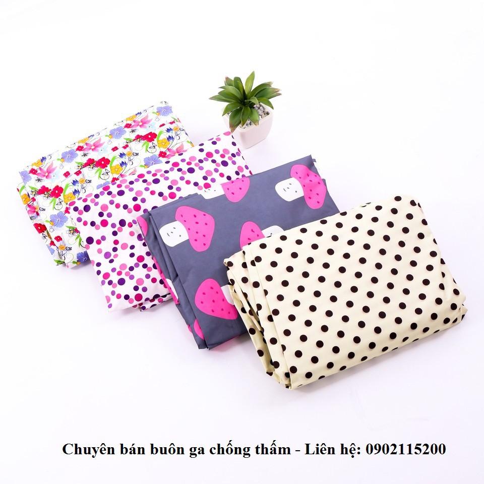 [ĐƠN 49K FREESHIP 15K]GA CHỐNG THẤM HOẠ TIẾT 1m6x2mx10cm ( nhiều màu )