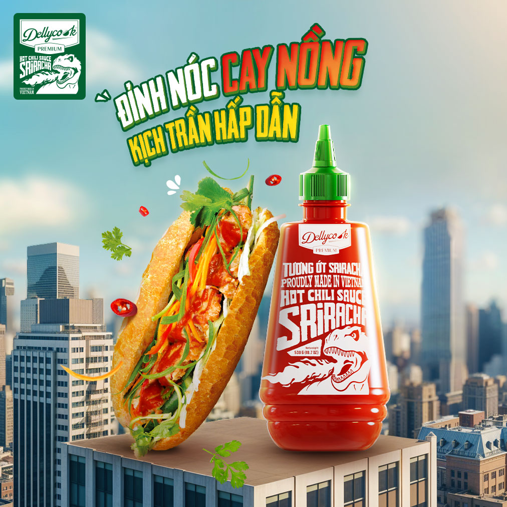 Dellycook Sriracha Chili Sauce (530g)