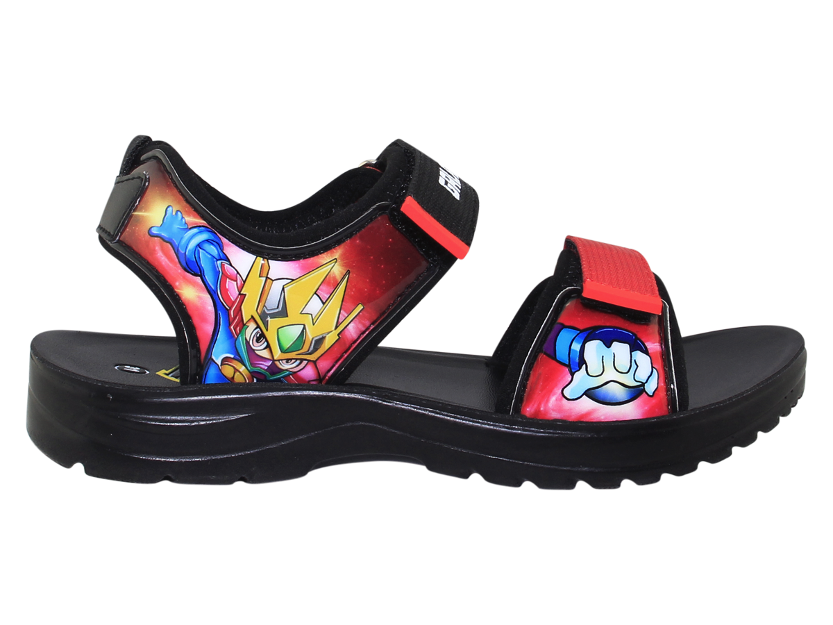 Sandal đế bằng bé trai Bita's SEN.74 (Xanh dương + Đỏ)