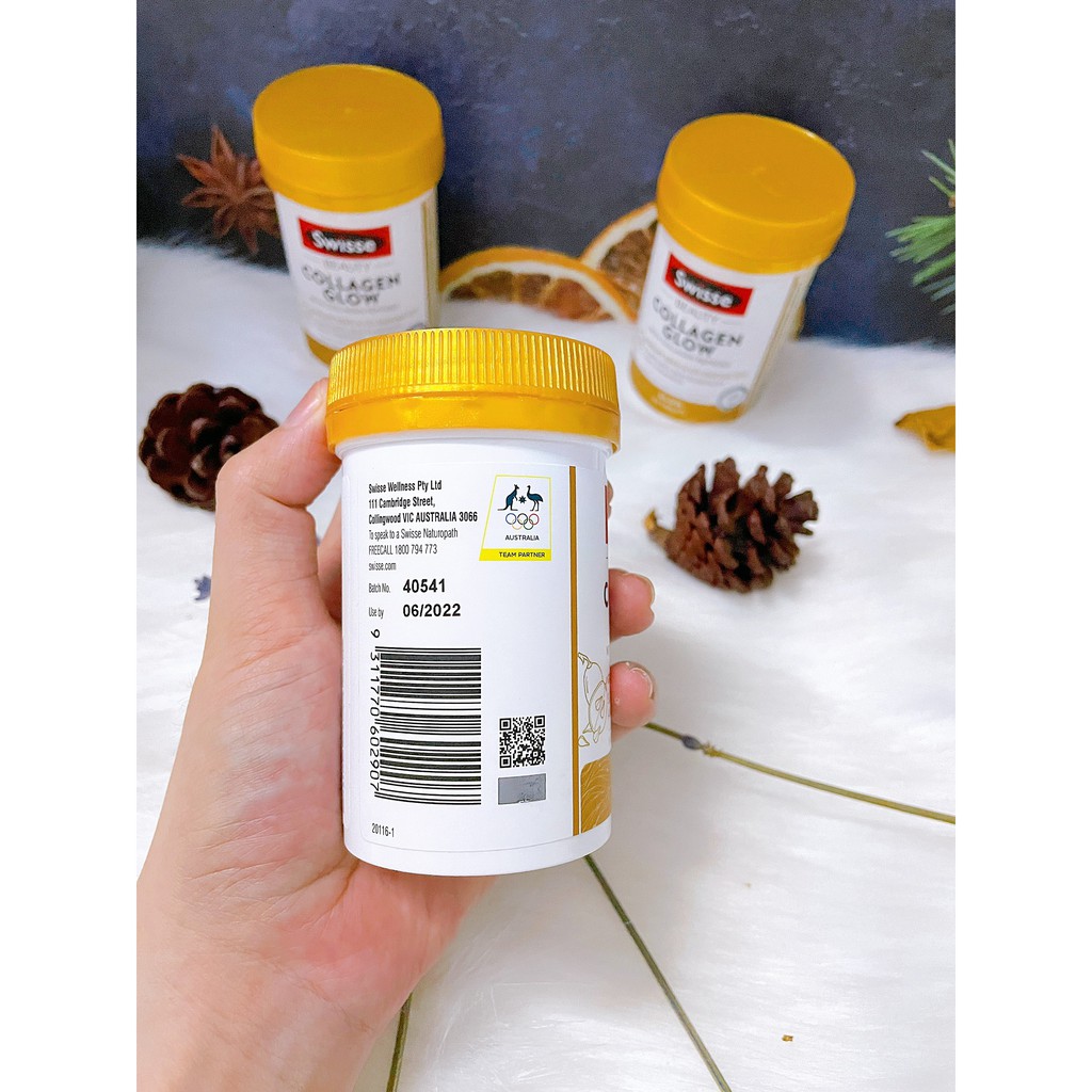 Viên Uống Swisse Collagen Glow Viên