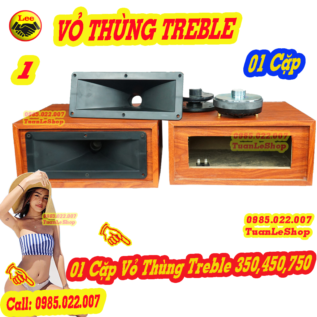 Vỏ thùng loa treble 450, treble 350, treble 750 – thùng loa treble rời