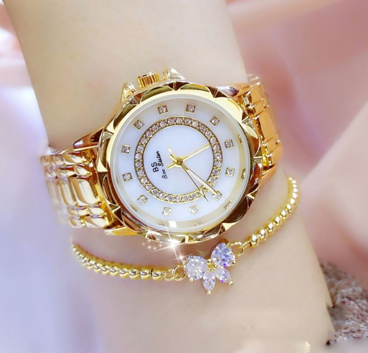 [❤️HÀNG CHÍNH HÃNG❤️]  Đồng Hồ Nữ Bs 60 bee sister Chính Hãng, Không Bay Màu, Chống Nước, Bảo Hành 1 năm.