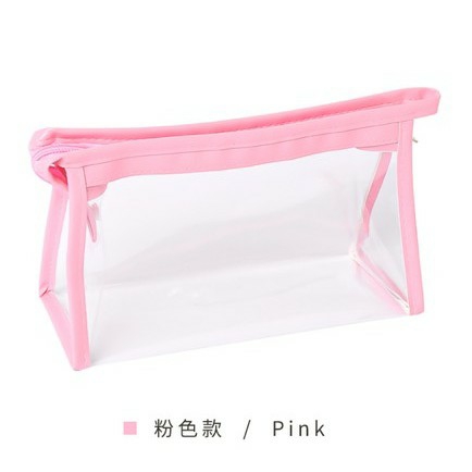 Túi đựng bút mỹ phẩm trong suốt hoạ tiết dễ thương TN01