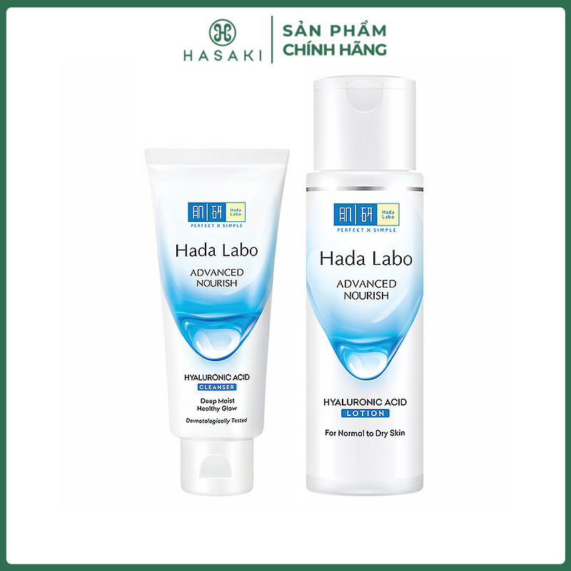 Bộ đôi hada labo sữa rửa mặt & lotion dưỡng ẩm da thường