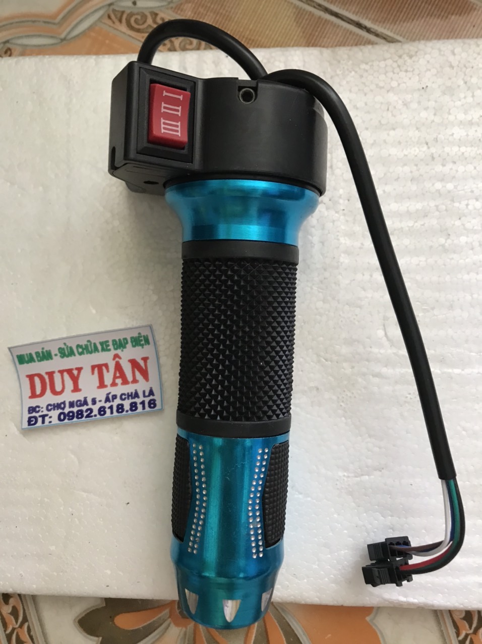 tay ga 3 nấc xe đạp điện