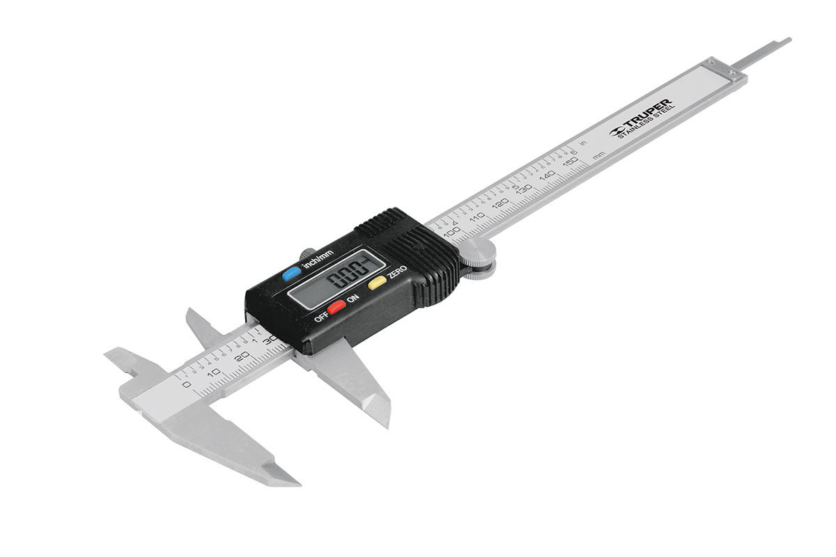 Thước cặp điện tử 6in/150mm CALDI-6MP Truper - 14388
