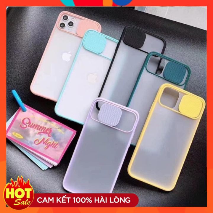 [HCM]Ốp điện thoại iphone viền che camera cho mọi dòng điện thoại