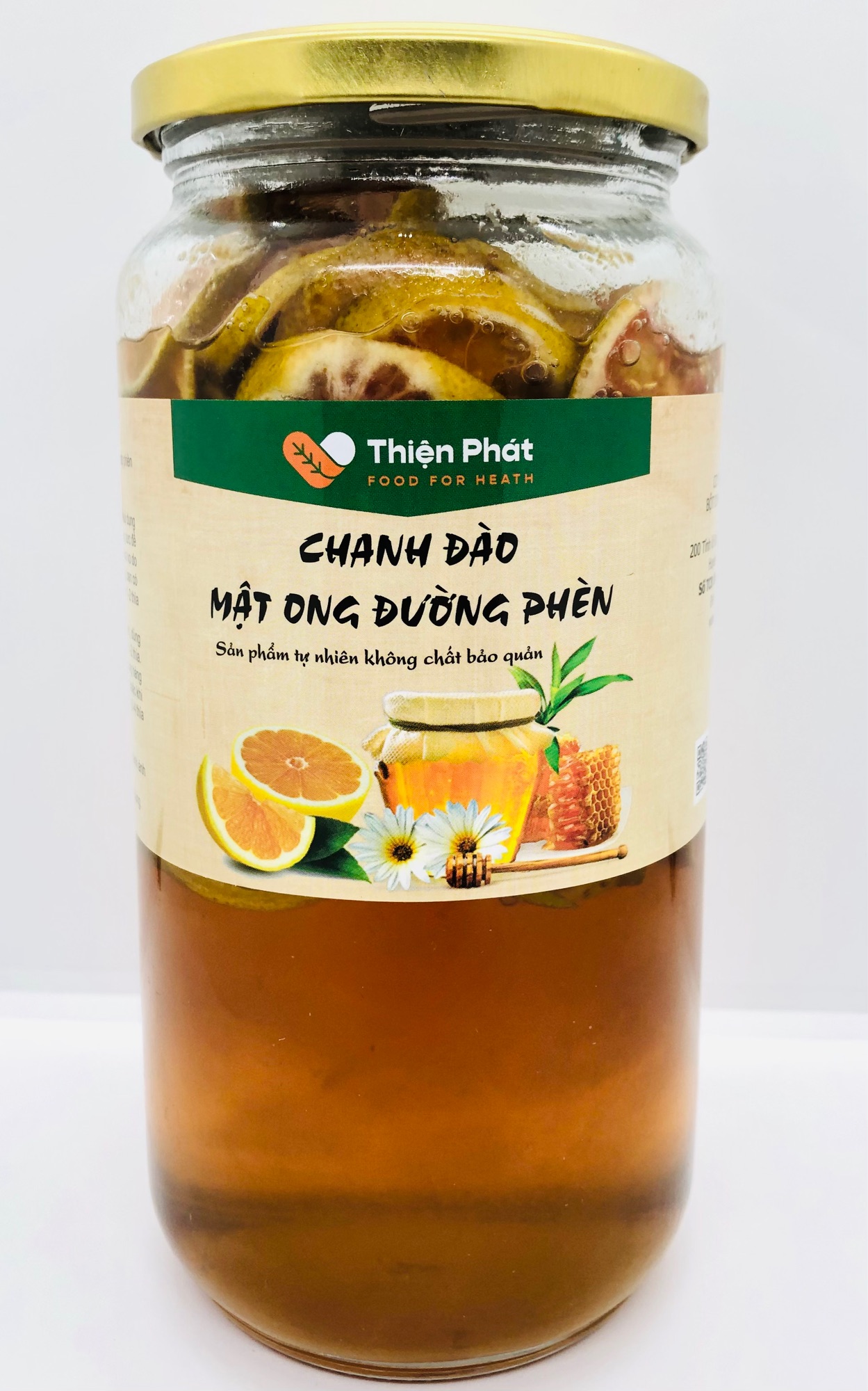 [HCM]Chanh Đào Ngâm Mật Ong Đường Phèn