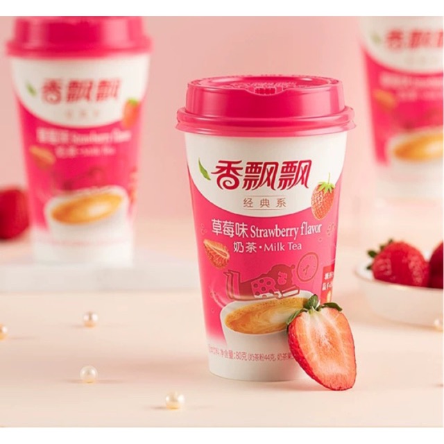 [HCM]Trà Sữa Ngôn Tình Hương Phiêu Phiêu ( Xiang Piao Piao) - Dâu